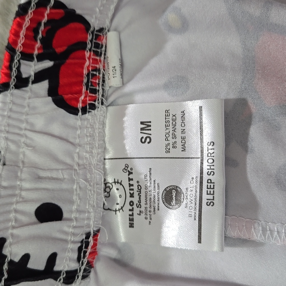 Hello Kitty Super Soft Drawstring Sleep Shorts Si… - image 5